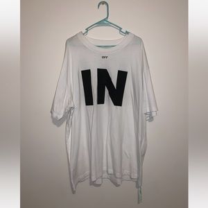 OFF WHITE “IN STYLE” Over Sized Tee